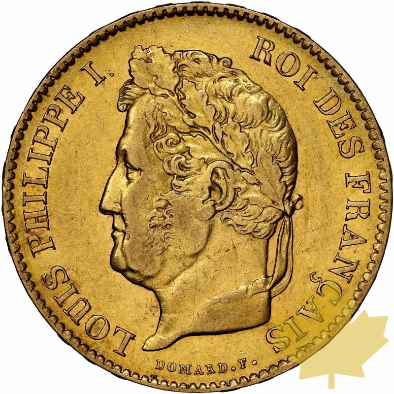 FRANCE-1834-40 FRANCS LOUIS PHILIPPE I -Superbe - 20220711124637_40FRANCS1834-1.jpg