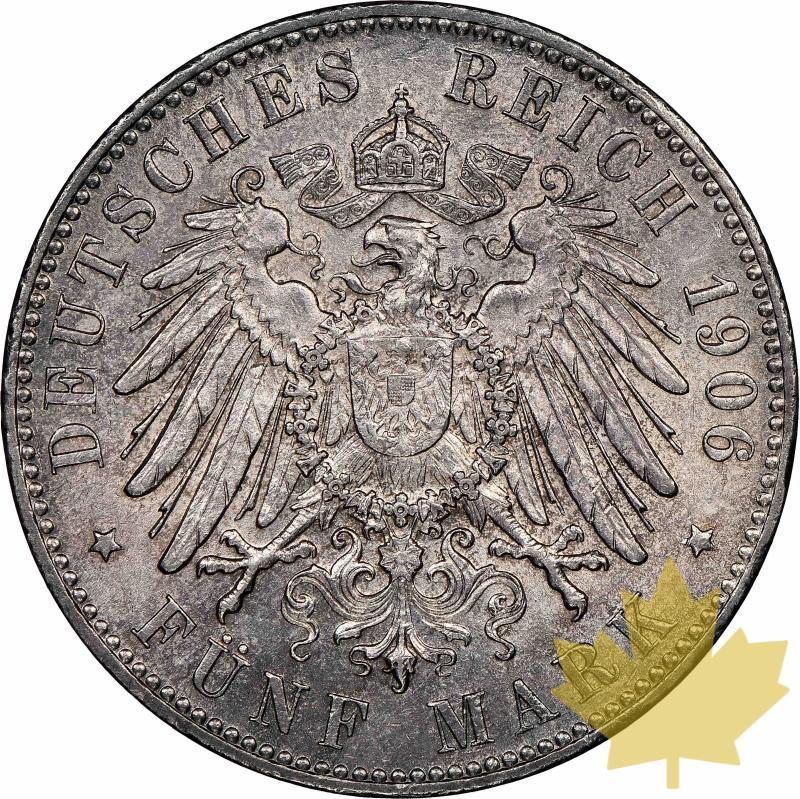 ALLEMAGNE-1906 J-5 Mark-Bremen-NGC MS 64 - 20220711161636_5MARK1906BREMEN_2.jpg
