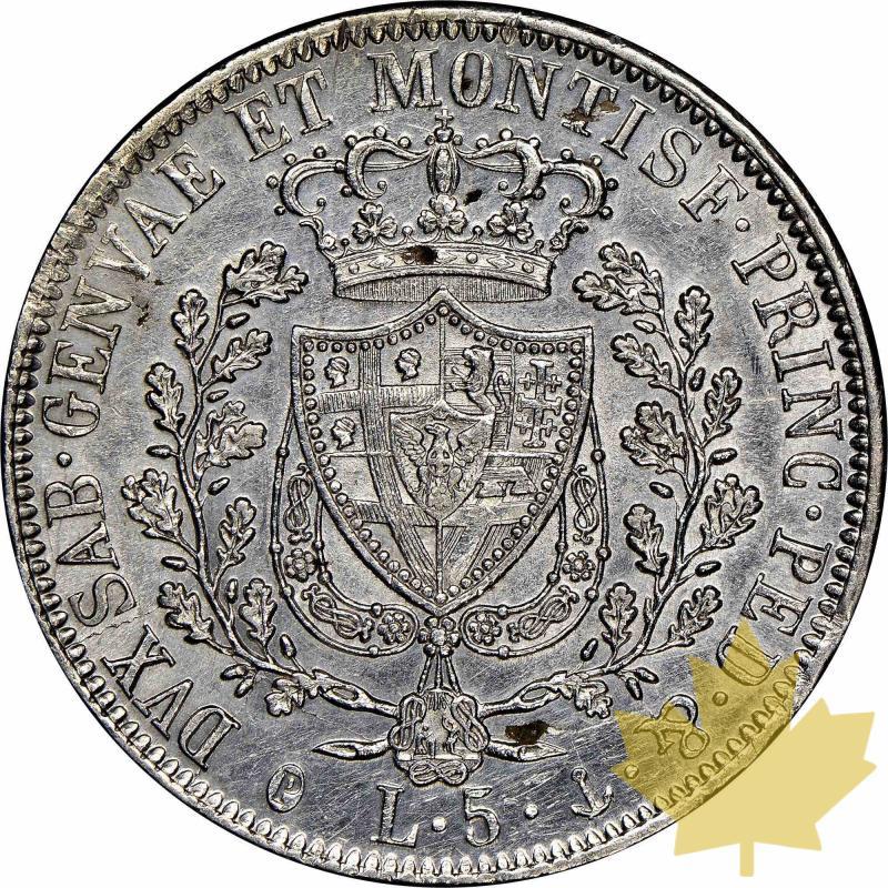 ITALIE-1827-5 Lire Genova- Carlo Felice-Superbe - 20220715100720_5LIRE1827genova_.jpg