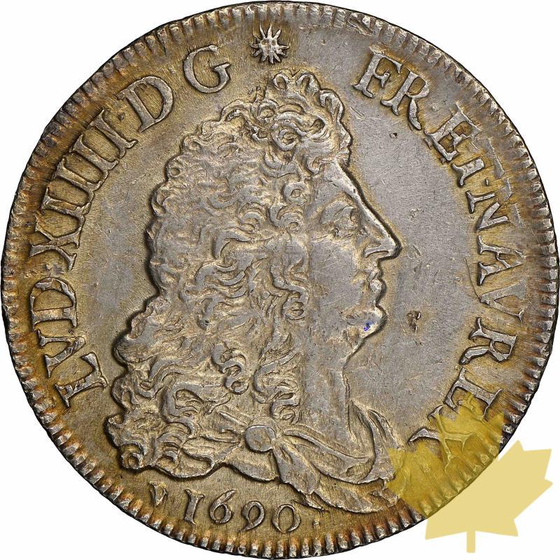 FRANCE-1690 D-Demi Ecu-Louis XIV-SUP/FDC - 20220715102855_DEMIECU1690D_1.jpg