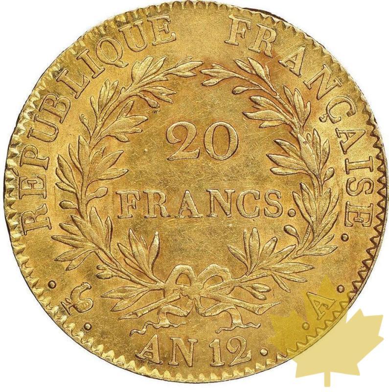 FRANCE-AN 12 A-20 Francs-Premier Consul-NGC AU58 - 20220718152045_20FRANCSAN12CONSUL.jpg
