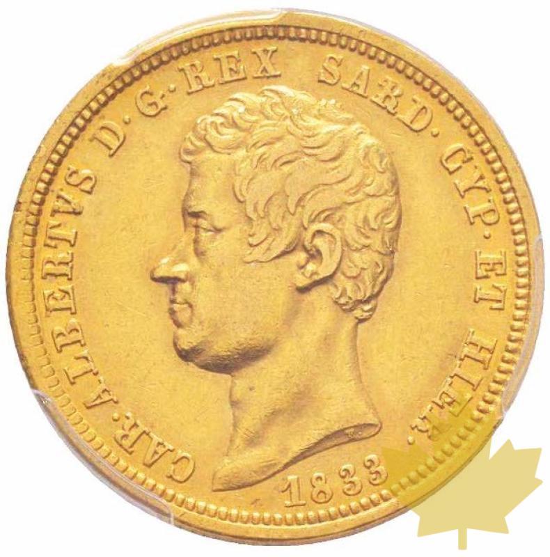 ITALIA-1833-50 Lire-Carlo Alberto 1831-1849-PCGS AU53 Molto raro - 20220808142635_50LIRE1833TORINO1.jpg