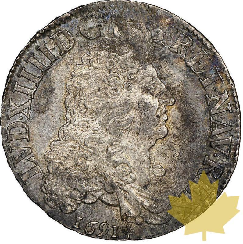 FRANCE-1691M-ECU AUX 8L-LOUIS XIV FLAN NEUF-NGC MS60 - 20220831135958_ECU1691NGCMS601.jpg