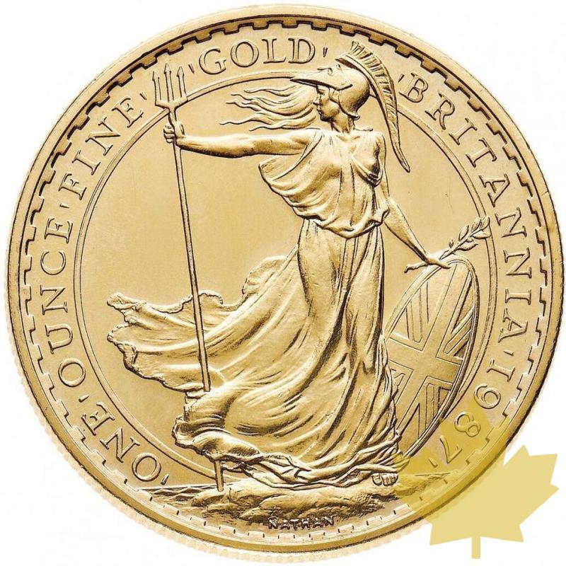 GRANDE BRETAGNE-1987-100 Pounds Britannia-FDC - 20220909095932_100POUNDSBRITANNIA1987.jpg