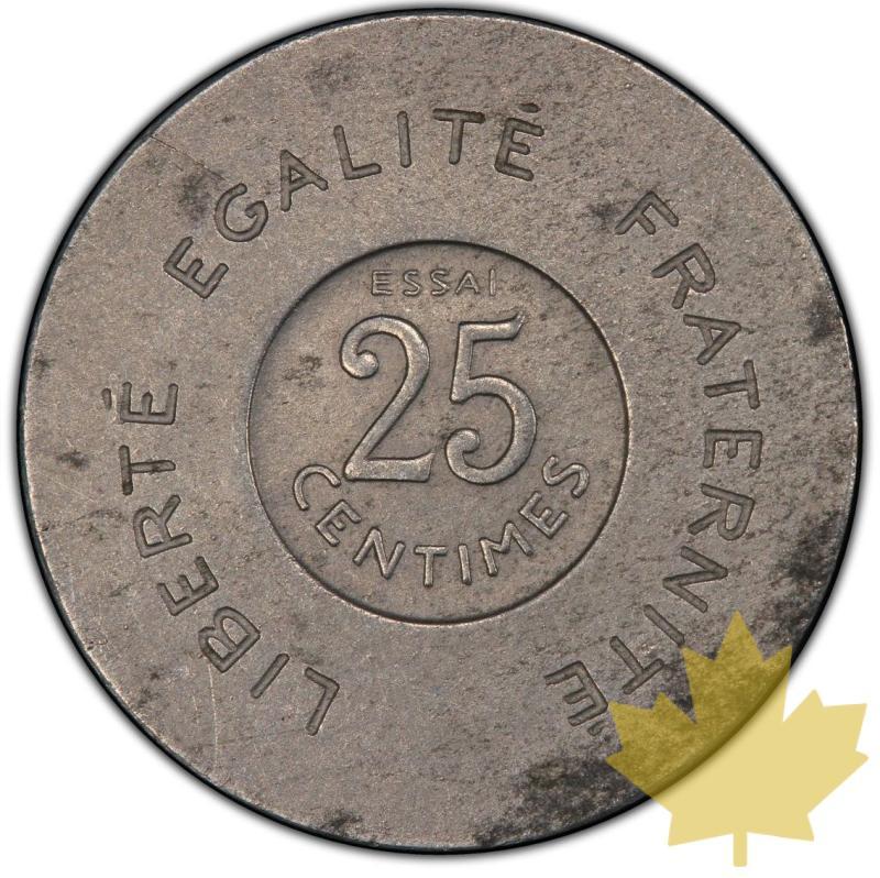 FRANCE-1919-ESSAI Prova de 25 centimes par Rude-PCGS SP62 - 20220919112918_25CENT1909.jpg