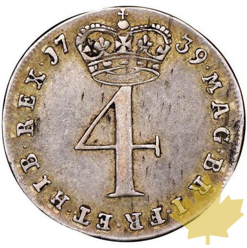 REGNO UNITO-1739-4 Pence-NGC XF40 - 20220919124402_4PENCE1739.jpg