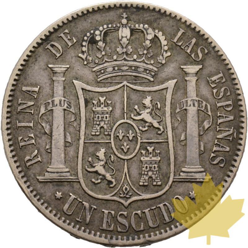 ESPAGNE-1867-UN ESCUDO-ISABEL II-TTB - 20220927105301_41144_r.jpg