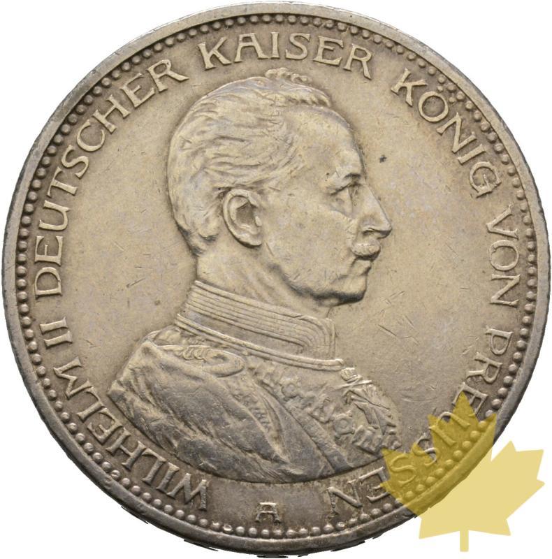 ALLEMAGNE-1913-A-5 MARK-WILHELM II-presque Superbe - 20220927110646_41147_a.jpg