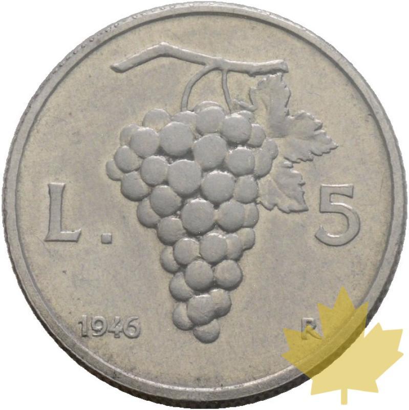 ITALIE-1946-5 LIRE-Repubblica Italiana-TTB Très Rare - 20220927121204_41155_r.jpg