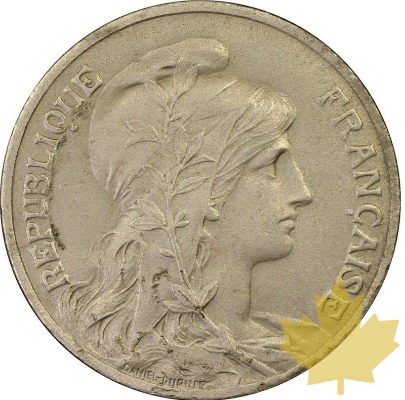 FRANCE-1909-Piéfort de 25 centimes par Rude-PCGS SP62 - 20220930141751_25CENT1909PIEFORT1.jpg