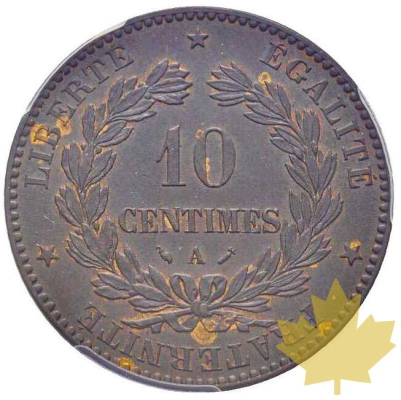 FRANCE-1882 A-10 Centimes Cérès PCGS MS62 BN - 20221011173758_10centimes1882.jpg