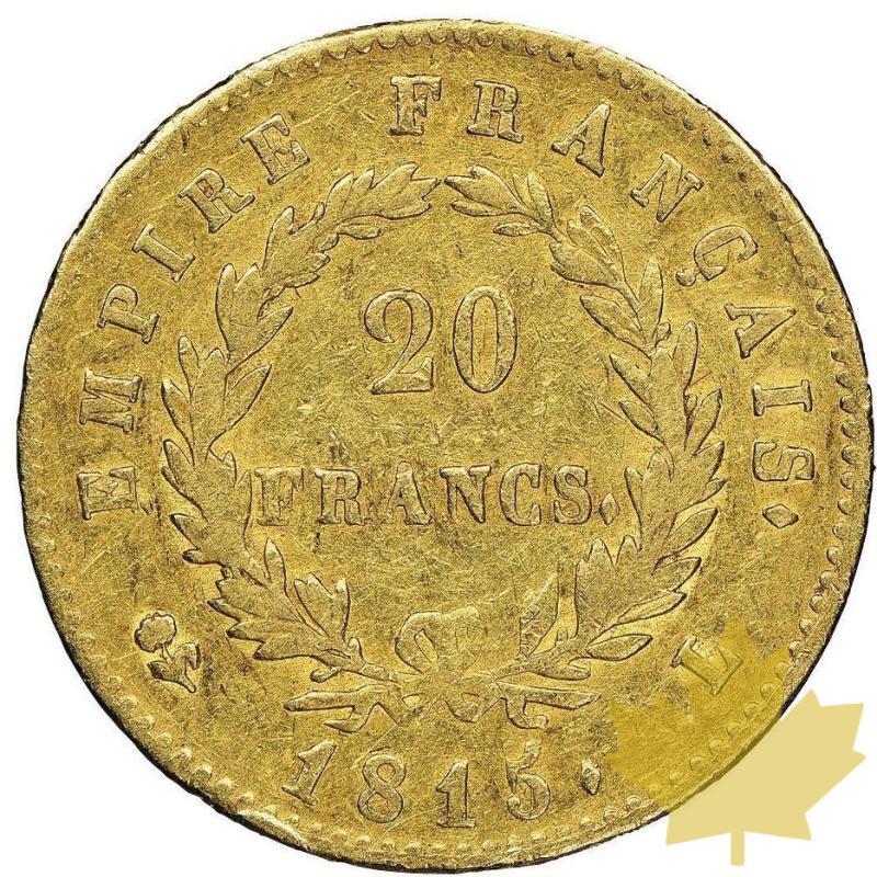 FRANCE-1815 L-20 FRANCS-NAPOLEON-NGC XF40 - 20221108083517_20francs1815LXF40.jpg