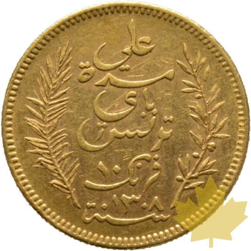 TUNISIE-1891-10 FRANCS-Protectorat français-TTB - 20221115110940_41309_r.jpg