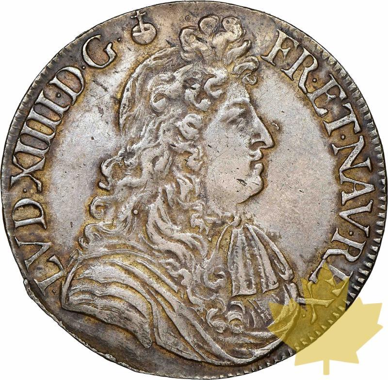FRANCE-1685-ECU A LA CRAVATE-LUIGI XIV-NGC AU 53 - 20221128163636_ECU1685RENNES-1.jpg