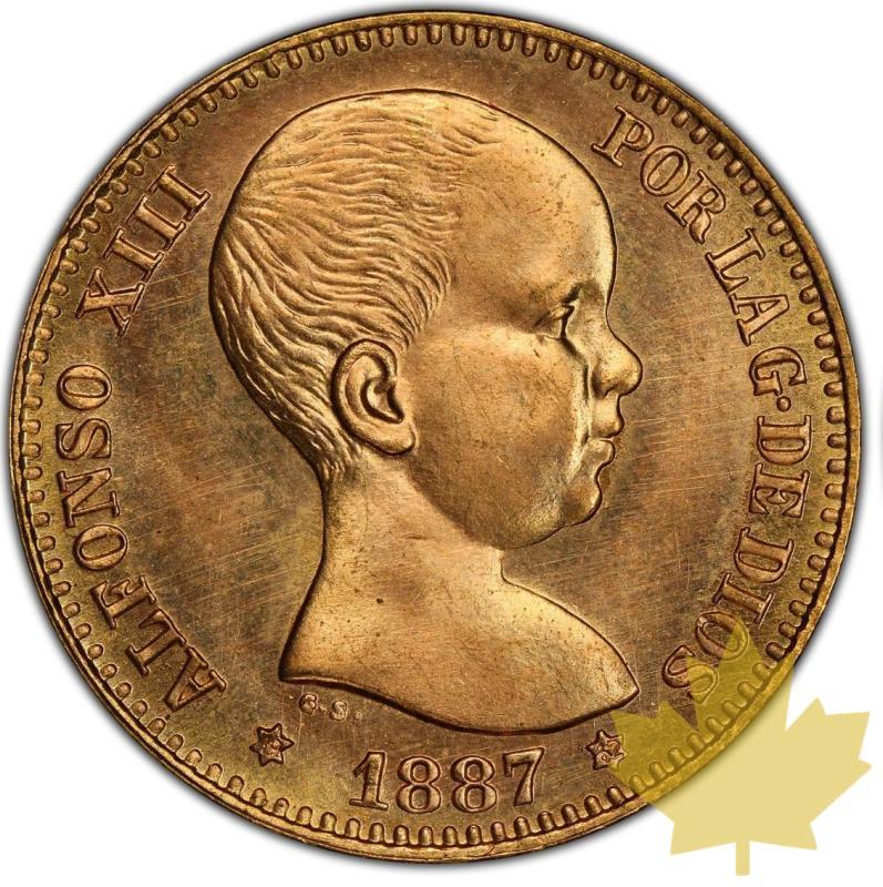 ESPAGNE-1887 (restrike 1962)-20 PESETAS-PCGS MS67 - 20221206122056_20pesetas18871.jpg