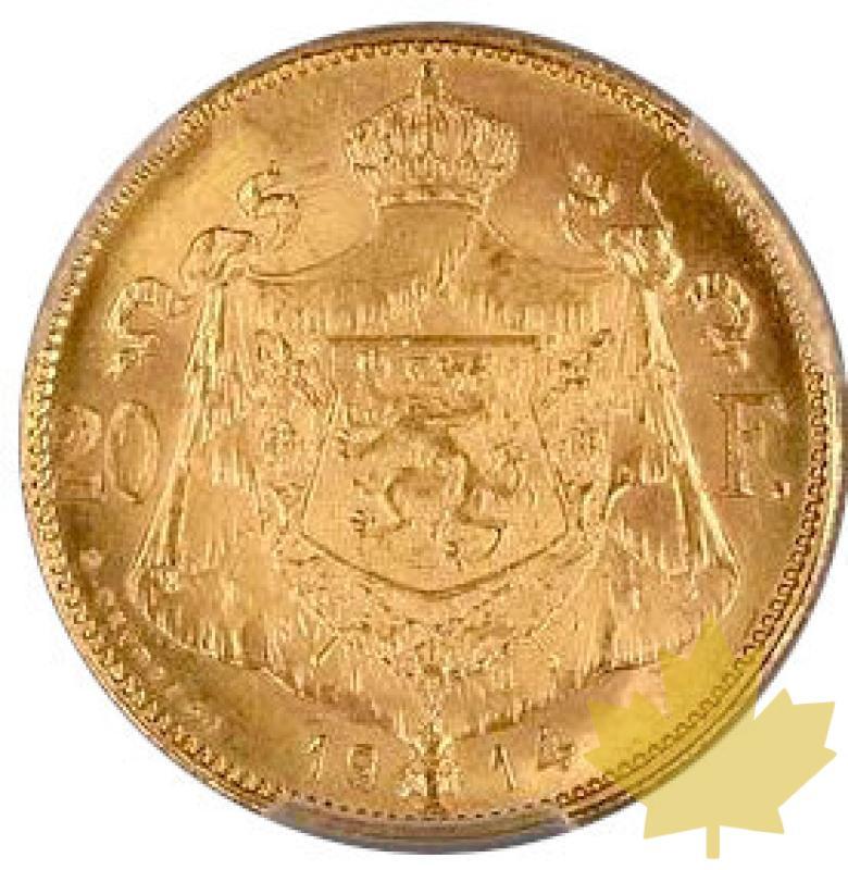 BELGIQUE-1914-20 Francs-Leopold II-PCGS MS 66 - 20221206132711_20frbelgium1914.jpg