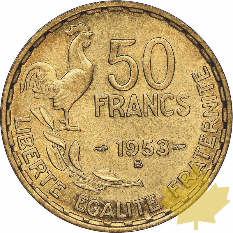 FRANCE-1953B-50 Francs Guiraud-NGC MS66 - 20230105100928_50francs1953b-2.jpg
