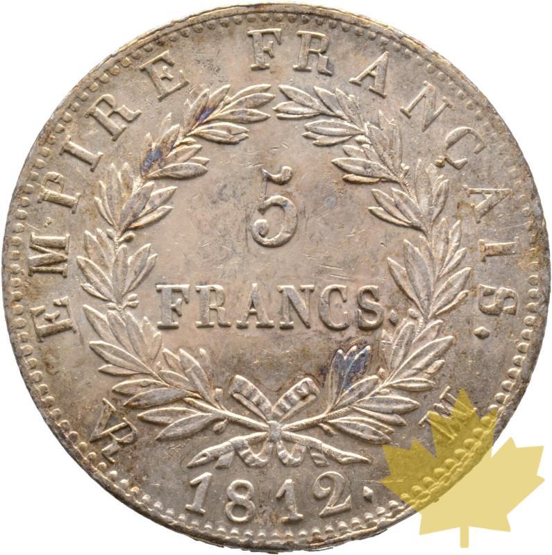 FRANCE-1812 MA-5 FRANCS-NAPOLEON I-SUP - 20230105122000_FRANCE-1812-5FRANCS_r.jpg