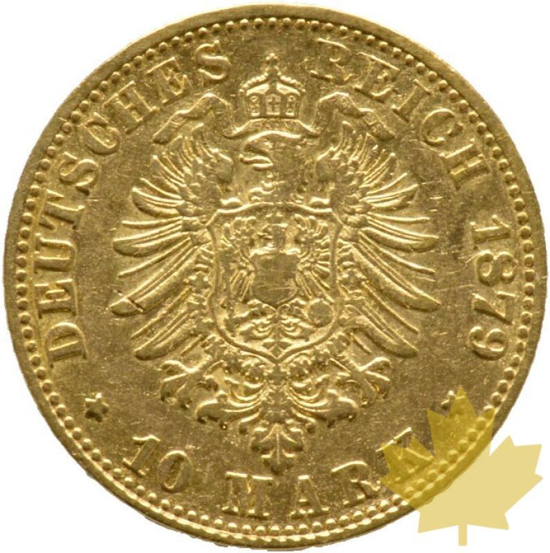 ALLEMAGNE-1879J-10 MARK-VILLE HANSEATIQUE LIBRE-TTB - 20230123142546_ALLEMAGNE-1879J-10MARK_r.jpg