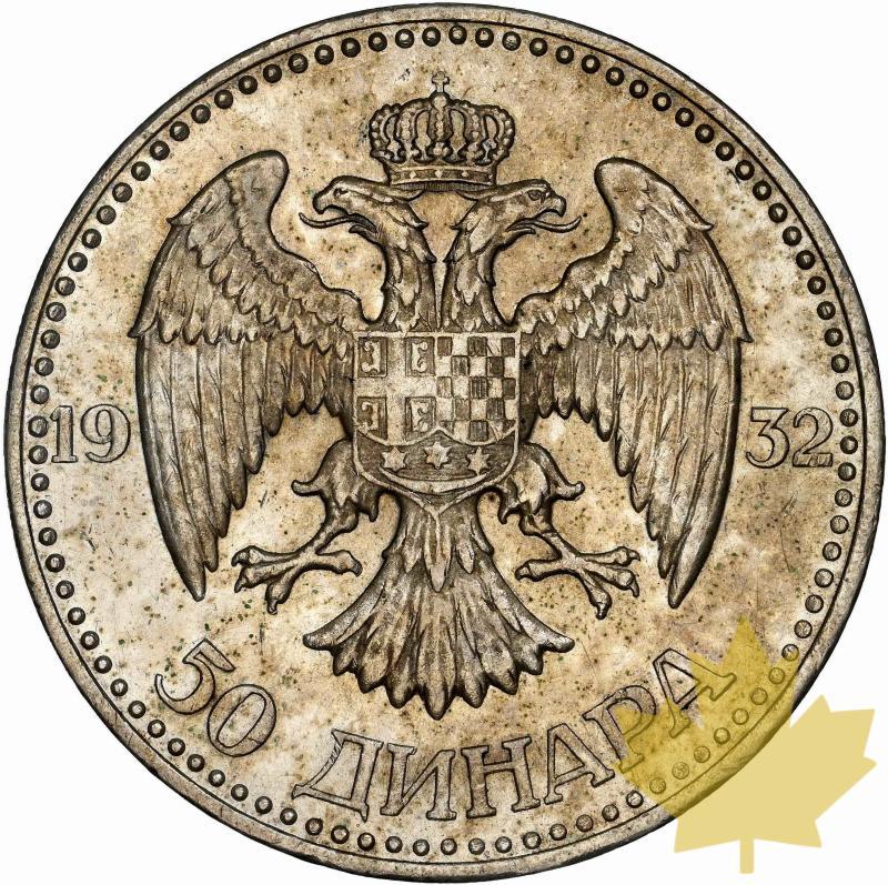 YUGOSLAVIA-1932-50 Dinara-Alexander I-NGC MS 61 - 20230203113237_50DINARAYUGOSLAVIA.jpg