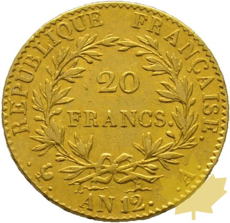 FRANCE-AN 12-20 FRANCS-Premier Consul 1799-1804-TTB - 20230215115438_AN12-20FRANCS-NAPOLEON_r.jpg