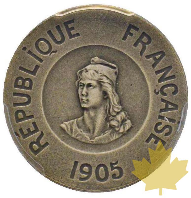 FRANCE-1905-Essai de 10 centimes François Rude-PCGS SP62 - 20230227152745_10CENTIMES1905RUDE1.jpg