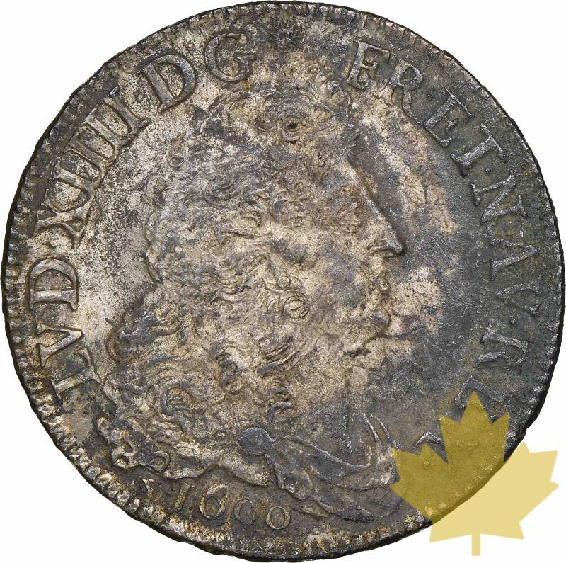 FRANCE-1690 D-Demi Ecu-Louis XIV-presque FDC - 20230303153050_demiecu1690lyon-1.jpg