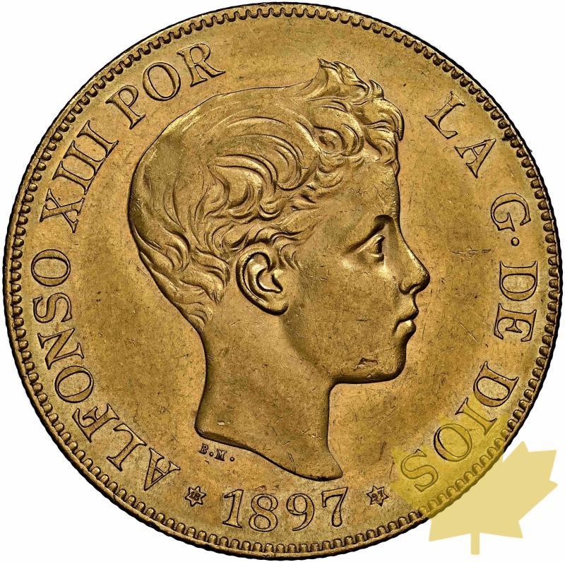 ESPAGNE-1897-100 PESETAS-Alfonso XIII 1886-1931 Superbe - 20230306154222_100pesetassuperbe-1.jpg