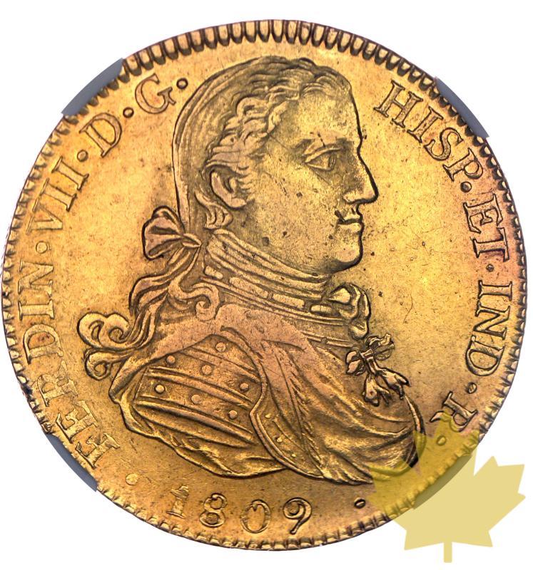 MEXIQUE-1809MO-8 ESCUDOS-FERDINAND VII-NGC AU 58 - 20230308105103_Mexique-1809MO-8ESCUDOS-a.jpg