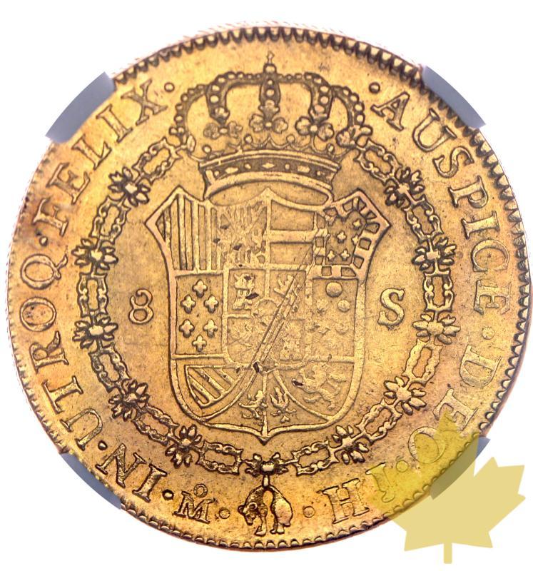 MEXIQUE-1809MO-8 ESCUDOS-FERDINAND VII-NGC AU 58 - 20230308105103_Mexique-1809MO-8ESCUDOS-r.jpg