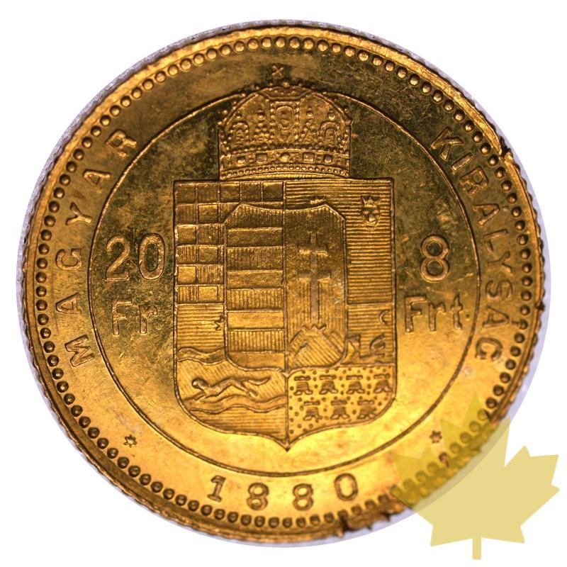 HONGRIE-1880-20 FRANCS-FRANCOIS-JOSEPH-presque FDC - 20230308112751_HONGRIE-1880-20FR-FRANCOIS-r.jpg