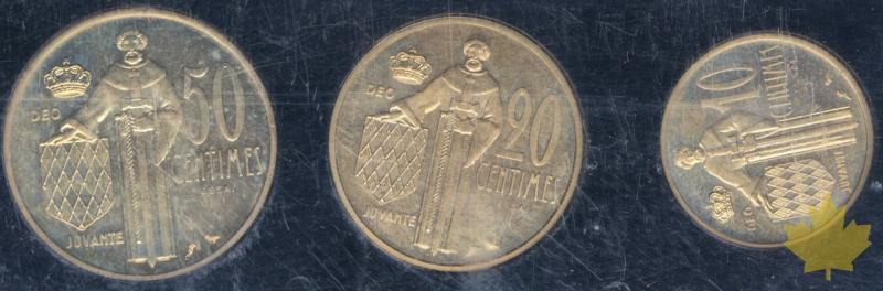 MONACO-1962-10-20-50-CENTIMES ESSAI -RAINIER III-FDC - 20230324163432_Monaco-10-20-50-cent-r.jpeg