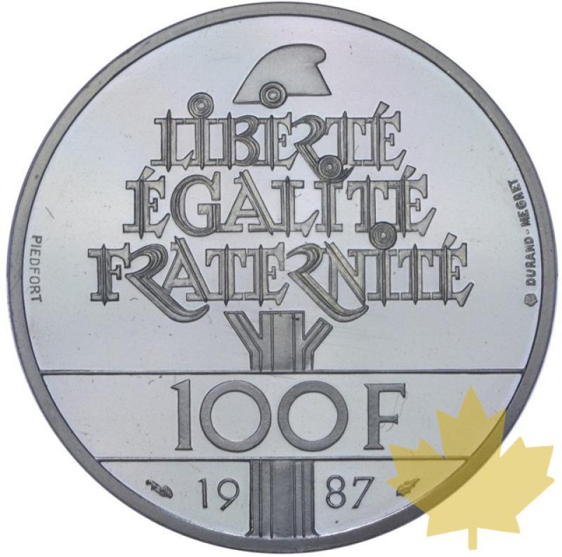 FRANCE-1987-100 FRANCS PIEFORT-LA FAYETTE-PCGS PR69DCAM - 20230328144412_France-100-fr-1987-r1.jpeg