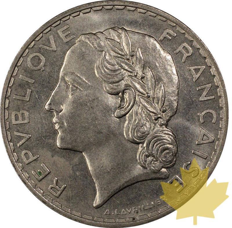 FRANCE-1933-5 FRANCS-ESSAI-PCGS SP63 - 20230407120948_19335FRANCSMAZ25631.jpg