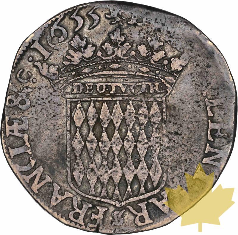 MONACO-1655-ECU-Honoré II (1604-1662)-NGC F 15 - 20230407134520_monaco-1655-scudo-2.jpg