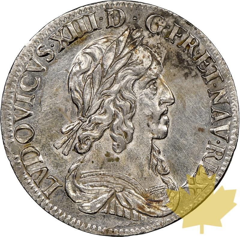 FRANCE-1642A-1/4 ECU-LOUIS XIII-NGC MS61 - 20230428134819_1642-14e-france-a.jpg