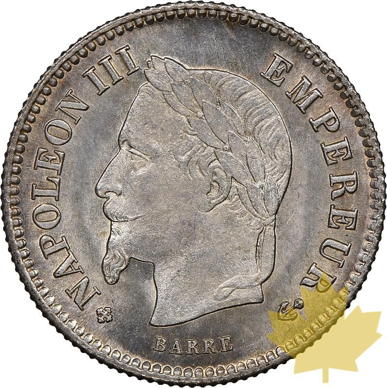 FRANCE-1867BB-20 CENTIMES-NAPOLEON III-NGC MS66+-FDC - 20230428144119_1867-20cent-france-a.jpg