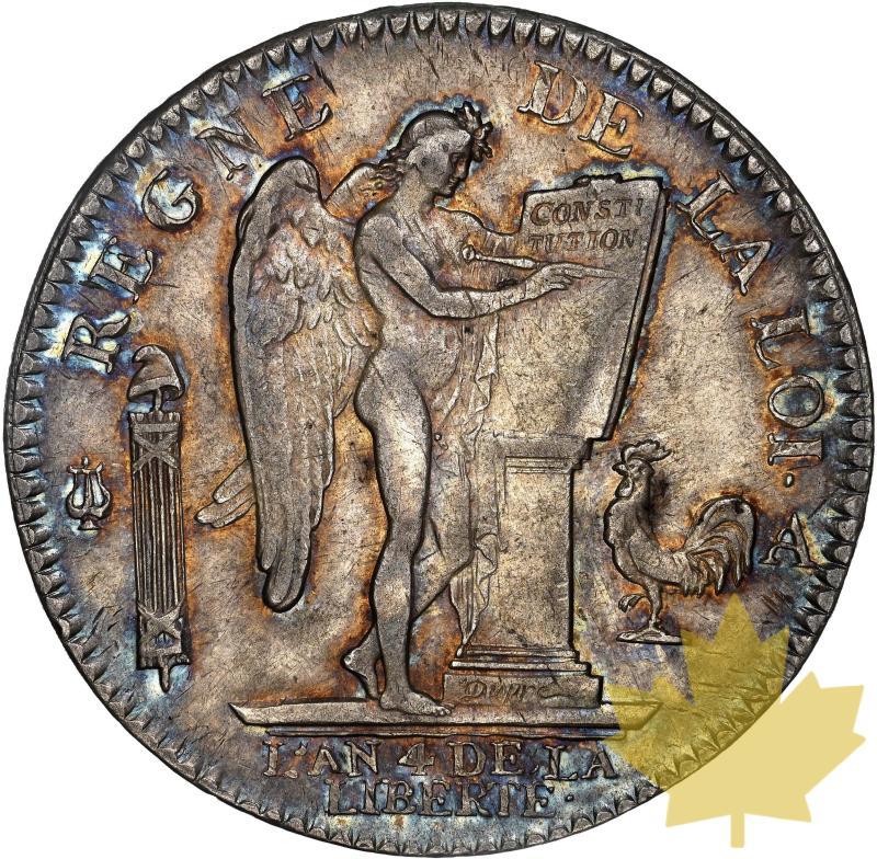FRANCE-1792A-ECU-LOUIS XVI-NGC AU58 - 20230509165054_1792-ecu-france-r.jpeg