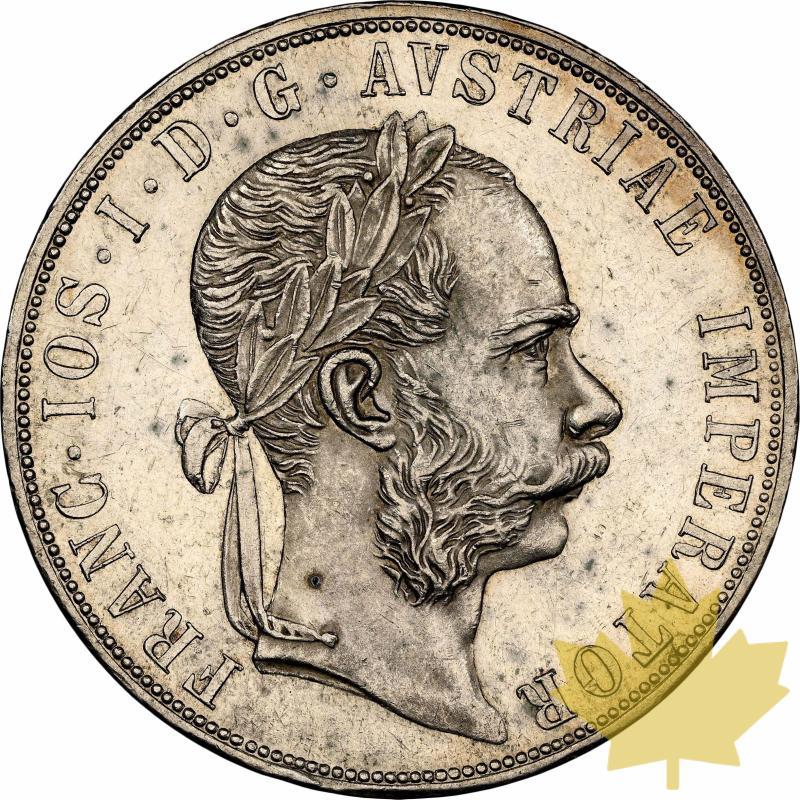 AUSTRIA-1884-2 FLORIN-FRANCOIS-JOSEPH I-NGC MS60-SUP-FDC - 20230510092751_1884-2-fl-Autriche-a.jpeg