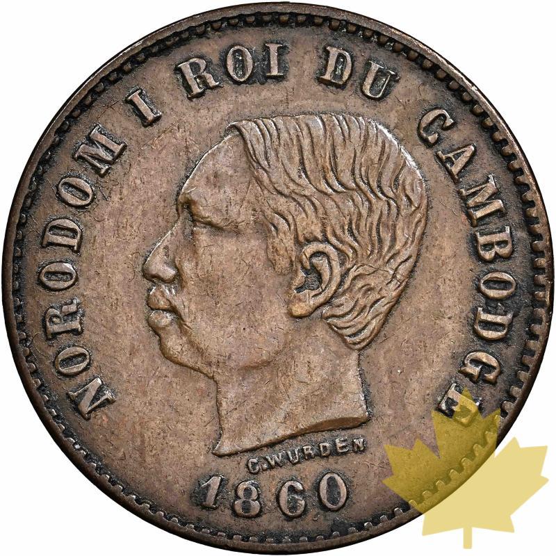 CAMBODGE-1860-5 centimes-Norodom I-NGC AU 50 BN - 20230519105857_CAMBODIA18605CENT-1.jpg