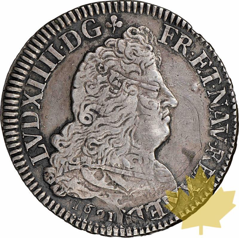 FRANCE-1691S-DEMI ECU AUX HUIT L-LUIGI XIV-NGC XF 45 - 20230519120208_demiecureims1691-1.jpg