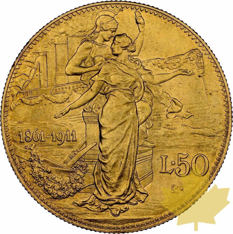 ITALIE-1911-50 LIRE-VITTORIO EMANUELE III-NGC MS 63-FDC - 20230613160427_50LIRE1911MS63-2.jpg