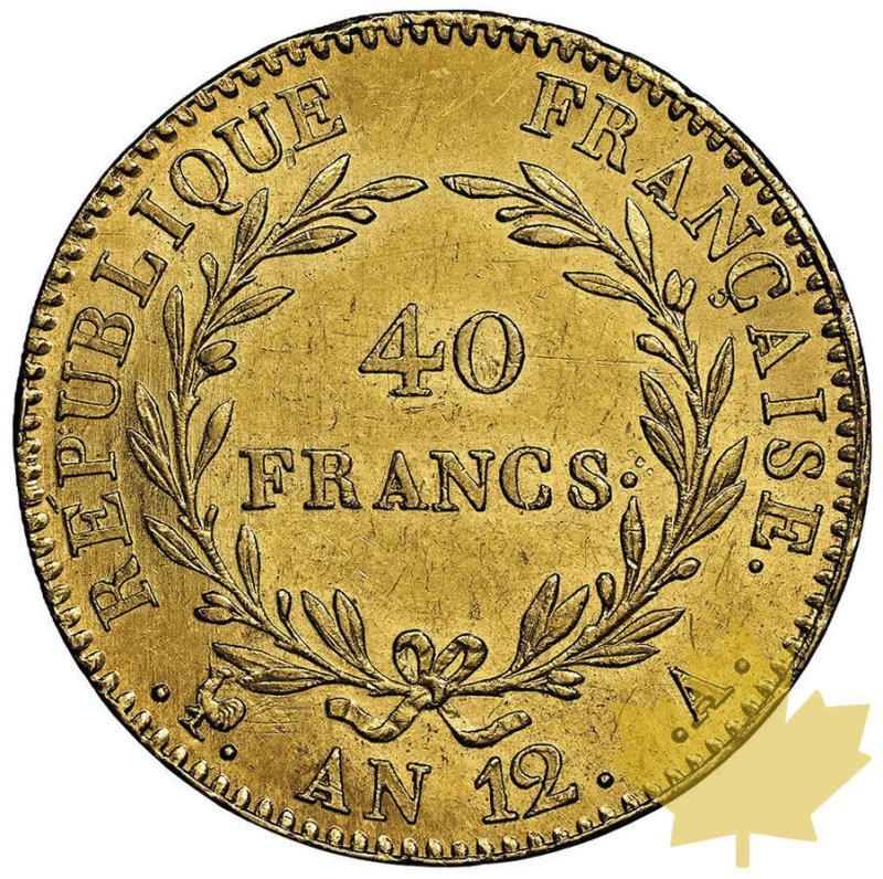 FRANCE-AN 12A-40 FRANCS-CONSULET 1799-1804-NGC MS61 - 20230619101921_40FRANCSAN12PARIS.jpg