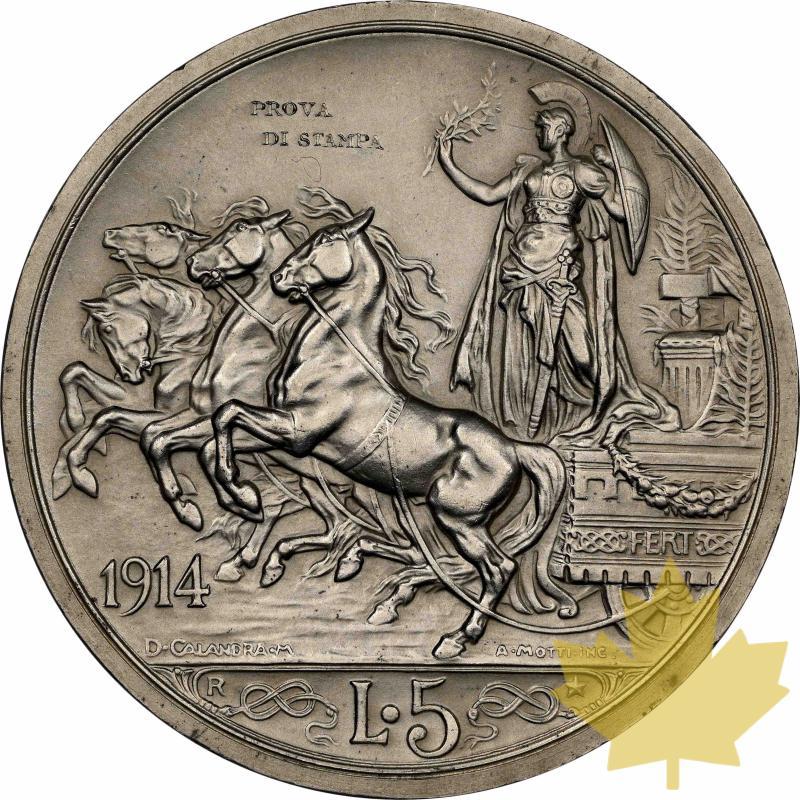 ITALIE-1914-5 LIRE PROVA DI STAMPA-PROOF MATTE - 20230628100054_5lireprovadistampa-2.jpg