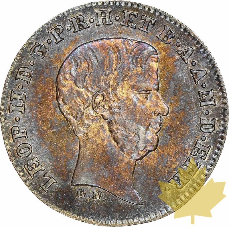 ITALIA-1857-1/2 PAOLO Florence-LEOPOLD II-NGC MS62 - 20230704163306_MEZZOPAOLO1857-1.jpg