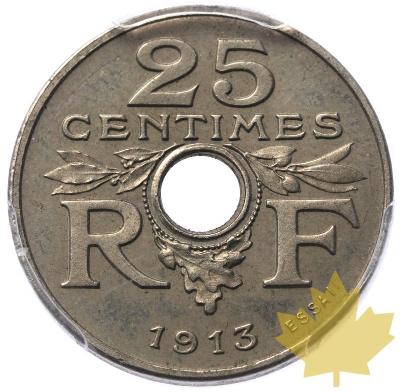 FRANCE-1913-25 CENTIMES-ESSAI-PCGS SP65 - 20230714145419_france-25cent-essai-r.jpeg