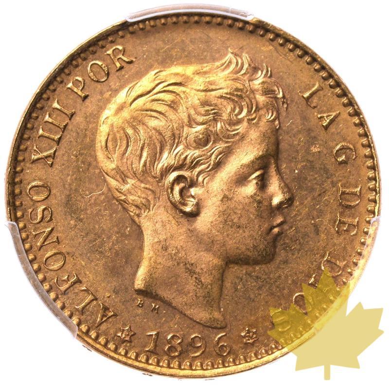 SPAGNA-1896-MP M-20 PESETAS-ALFONSO XIII-PCGS MS65 - 20230714150045_espagne-20-pesetas-a.jpeg