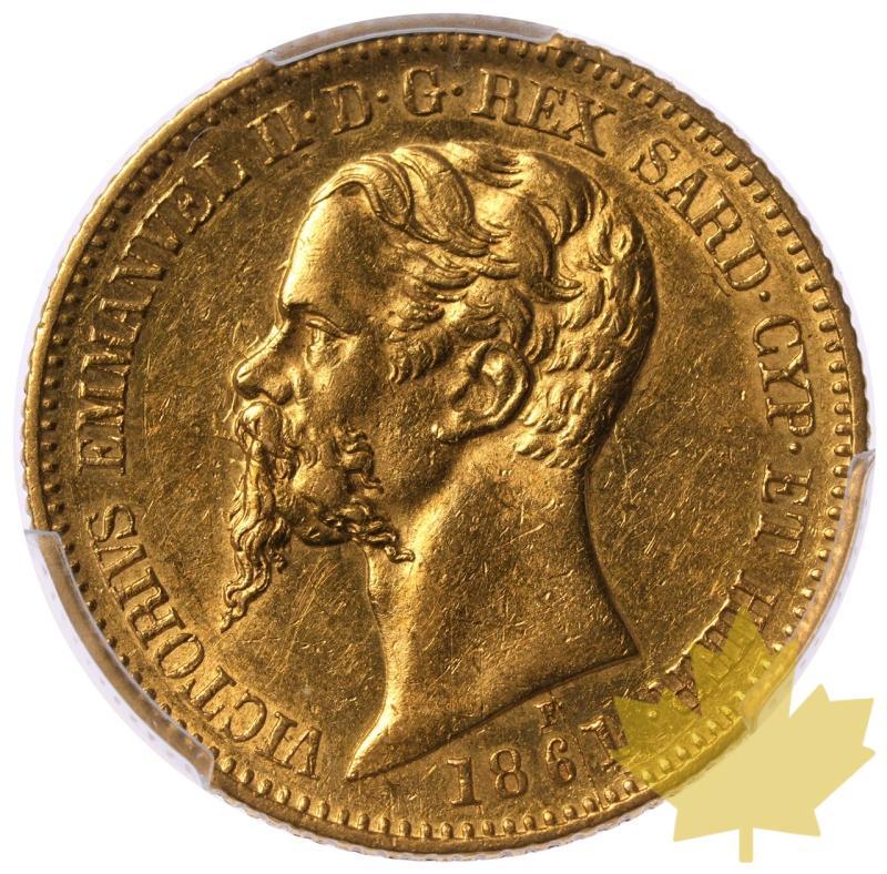 ITALIA-1861B-20 LIRE-Vittorio Emanuele II-PCGS AU58 - 20230714150623_italie-20-lire-1861-a.jpeg