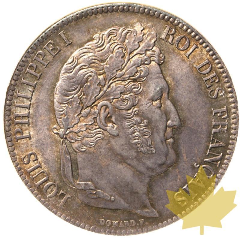 FRANCE-1838-A-5 FRANCS-LOUIS PHILIPPE I-NGC MS64 FDC - 20230714154743_France-1838-5francs-a.jpeg