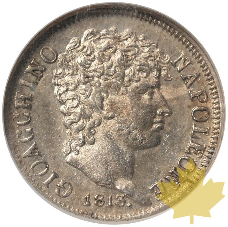 ITALIA-1813-1/2 LIRA-Napoli- MURAT-NGC MS63 FDC - 20230714161011_Italie-1813-12lire-a.jpeg